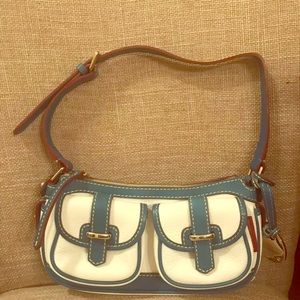 DOONEY&BOURKE  Bag,White&Turquoise Weather Leather